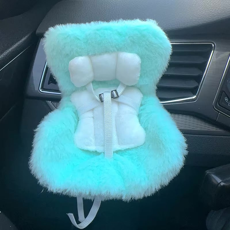 Labubu Fur Car Seat
