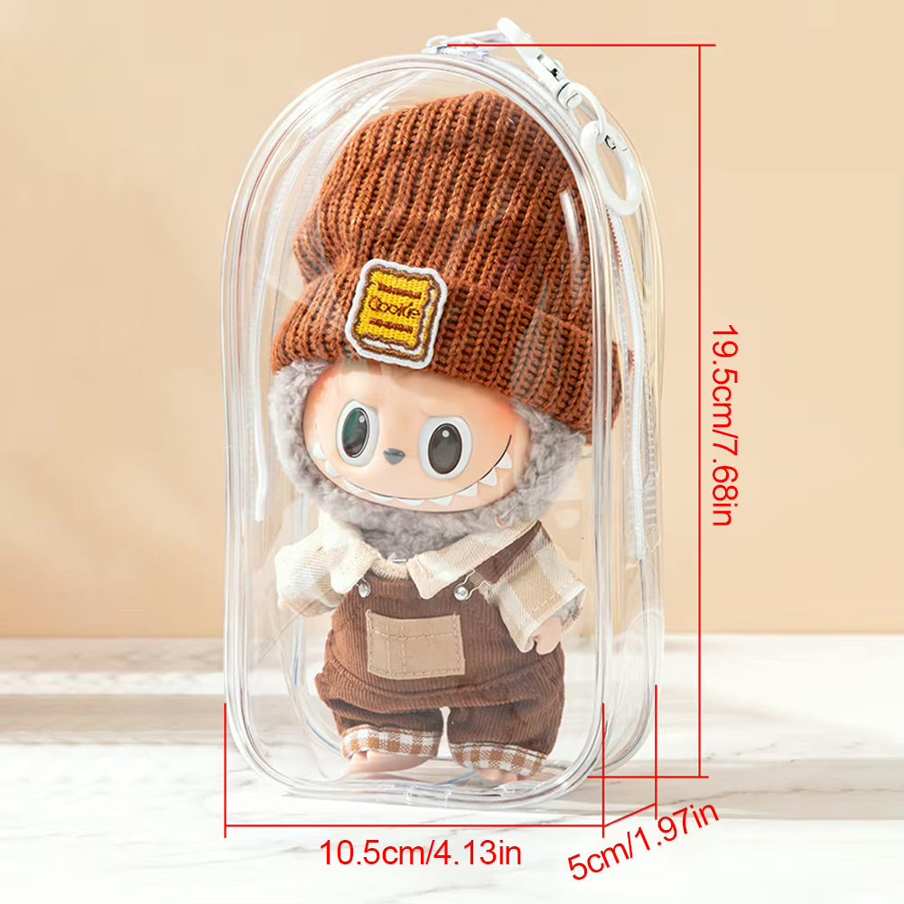 Transparent Labubu Protector Case