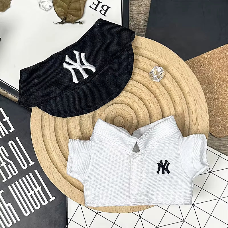 Labubu New York Yankee T-Shirt & Hat