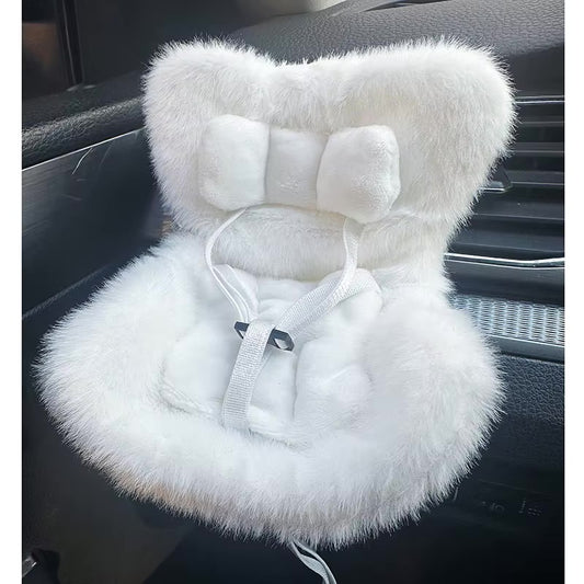 Labubu Fur Car Seat