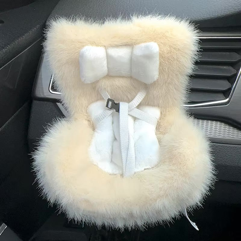 Labubu Fur Car Seat