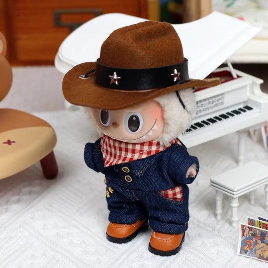 Labubu Cowboy Clothes Set