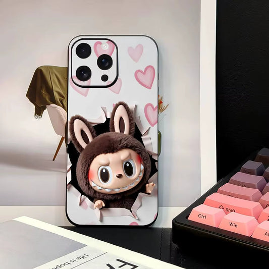 Labubu 3D Brown iPhone Case