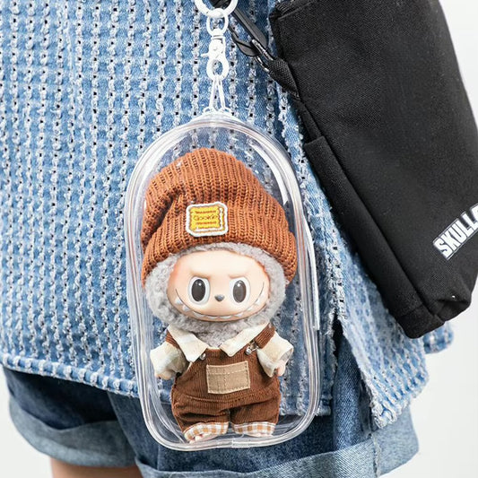 Transparent Labubu Protector Case