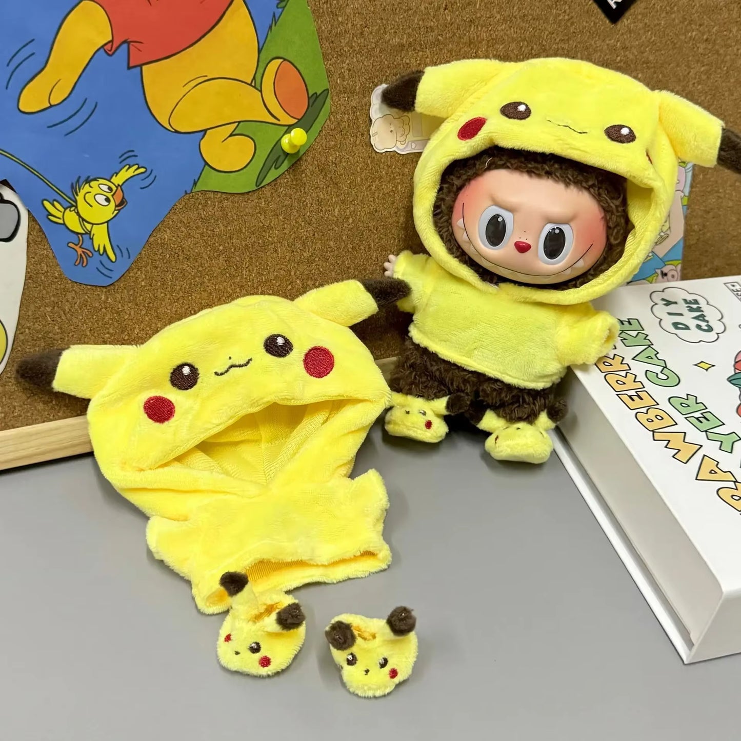 Labubu Pikachu Suit